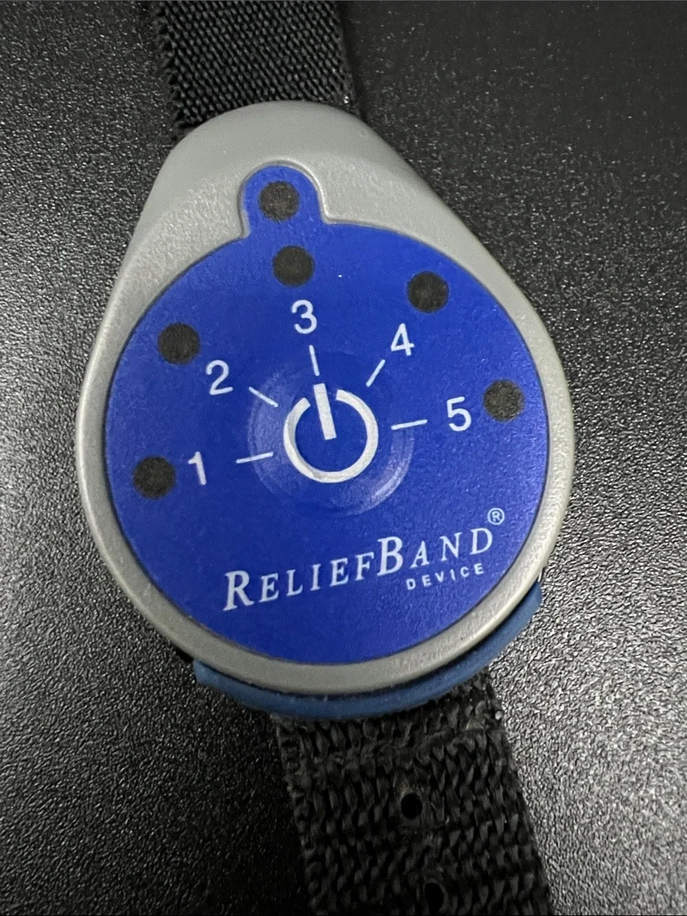 Relief Band Blue Wearable Nausea Relief Device (works great)